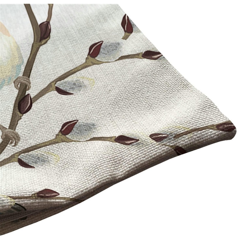 2-PIECE-SET ACCENT PILLOWS BIRDS BRANCHES & BUDS WITH NEW UTOPIA PILLOW-INSERTS - Picture 13 of 14